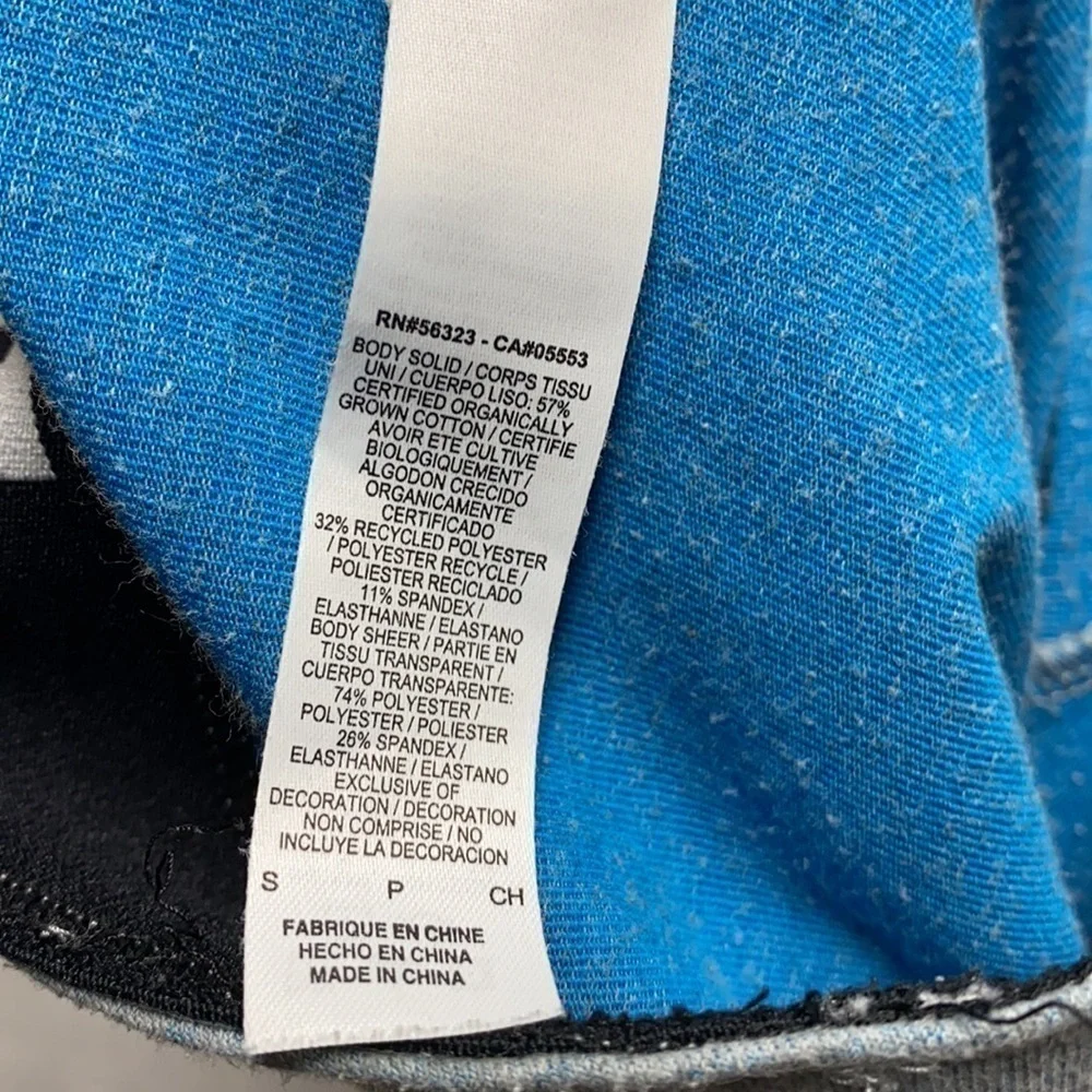 Nike Foldover Capris grey and blue small